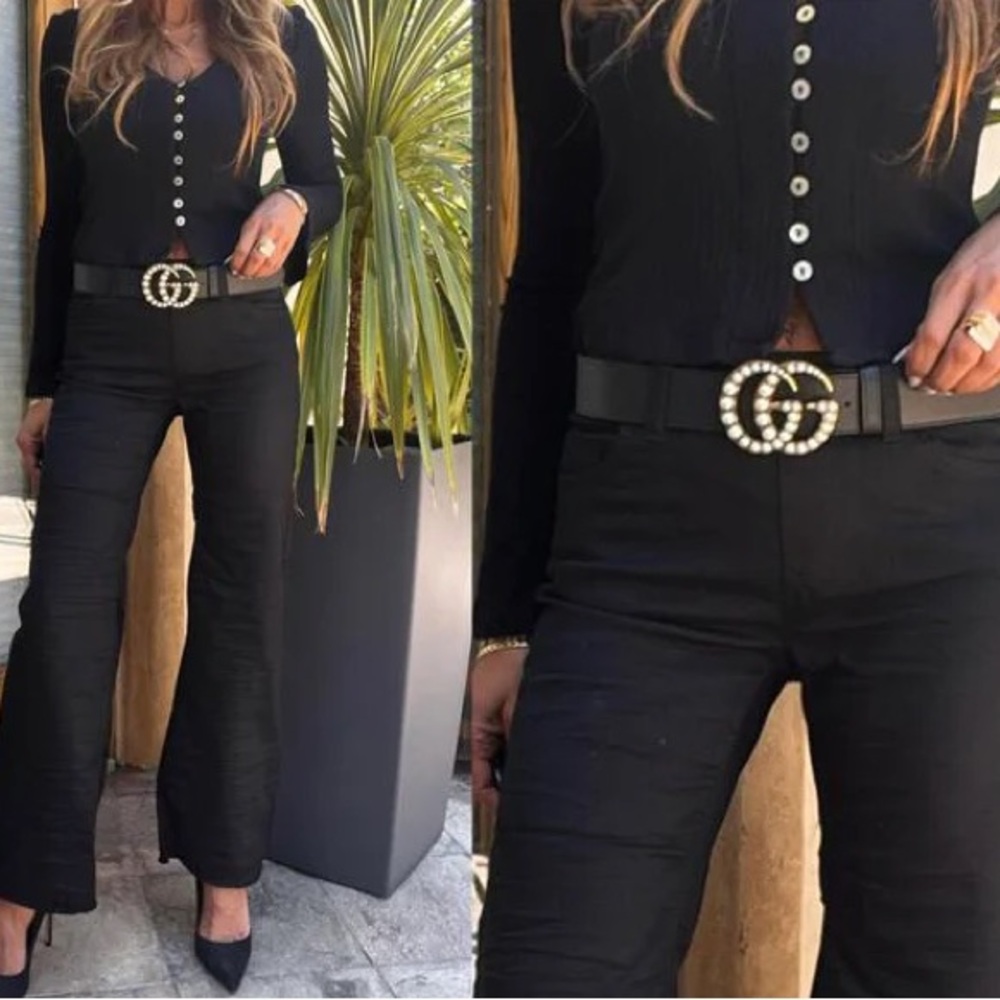 Bevy Flog Amanda Black Denim Women’s Flare Jean